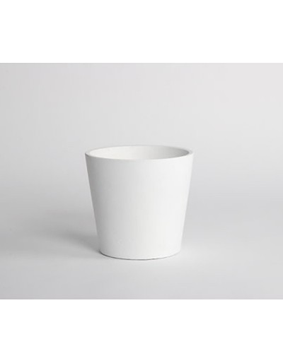 D&M Vaso chap in ceramica bianco 14 cm