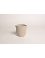 D&amp;M Vaso chap in ceramica taupe 14 cm