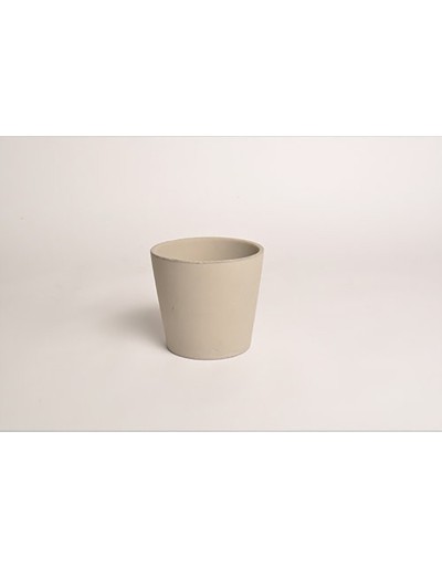 D&M Vase ceramic taupe 14 cm