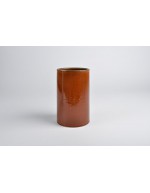 VASE D8 A20 WAFFLE RUST