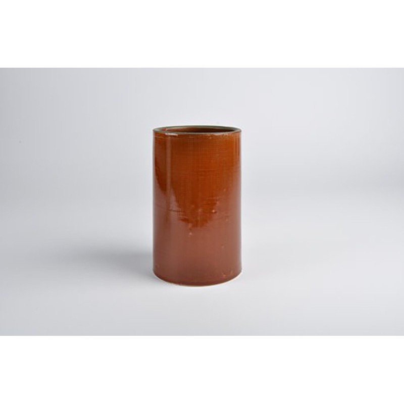 VASE D8 A20 WAFFLE RUST VASE D8 A20 WAFFLE RUST
