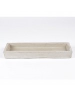 D&amp;M Vaso burly piatto 15 cm taupe