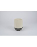 D&amp;M Vase Split White 11cm