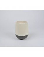 D&amp;M Vase Split White 11cm