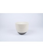D&amp;M Vase Split White 19cm