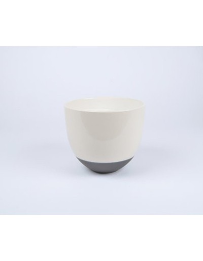 D&M Vase Split White 19cm