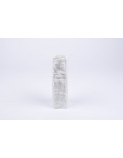 D&M jarrón de jarra alto en cerámica blanca 15