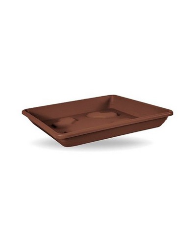 Sottovaso quadrato bronzo 42 cm