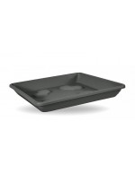 Sottovaso quadrato 36 cm ANTRACITE