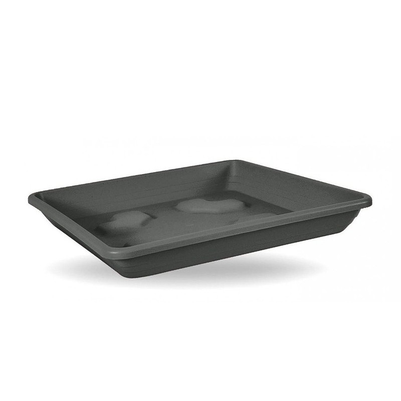 Sottovaso quadrato 36 cm ANTRACITE