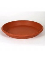 Cylindrical undervase 56 cm terracotta
