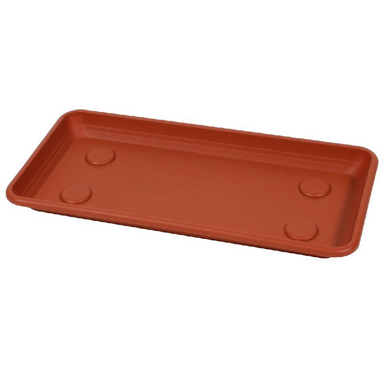 Anthea rectangular subflower 100 cm terracotta color