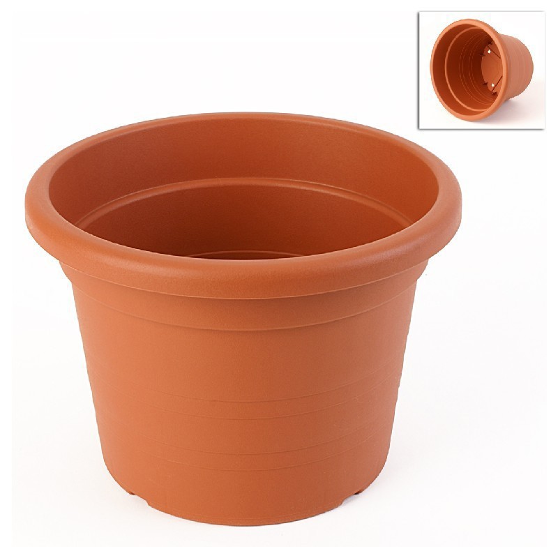 50 cm TERRACOTTA diameter cylinder vase