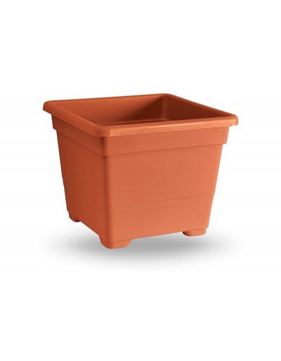 POT CARRÉ 38cm TERRACOTTE