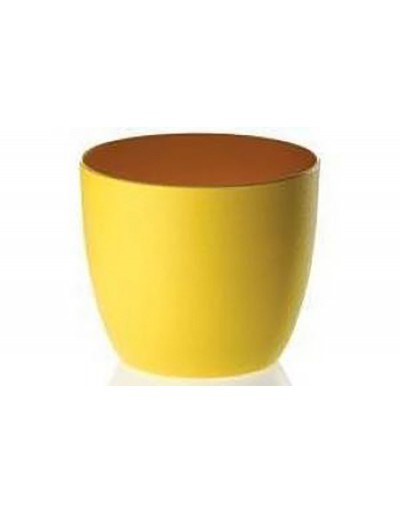 COPRIVASO MILANO 13 cm GIALLO