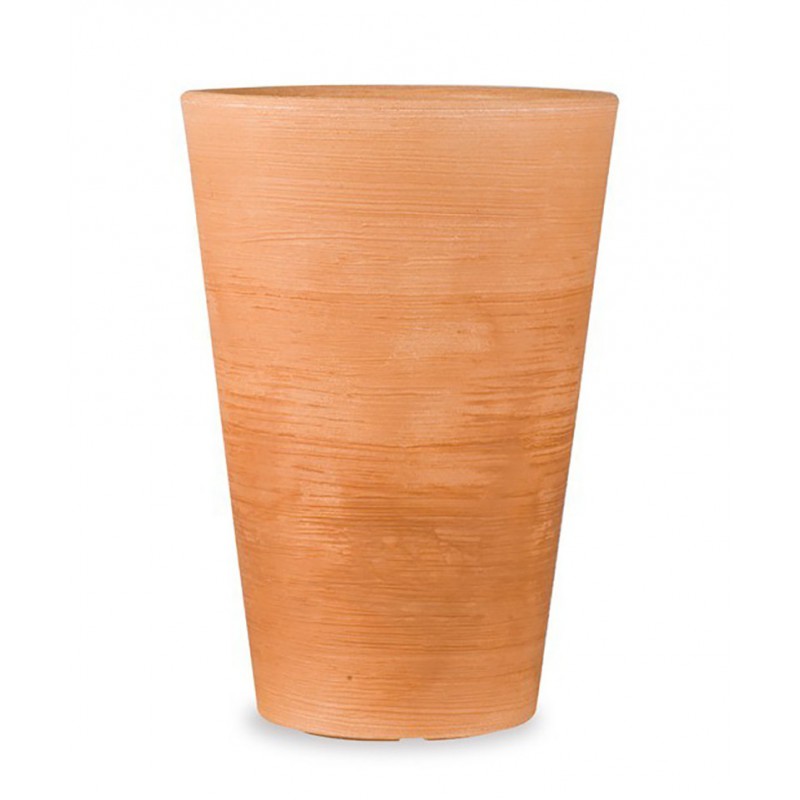 VASO LILIUM ALONGADO CONE H75 FORMIGA. Brown