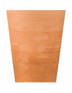 Vase Kegel 75 cm antik braun