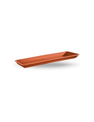 Rectangular saucer Naxos 80cm terracotta