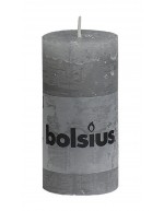 Rustic grey candle 100/50 mm