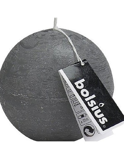 Vela de bola gris 80 mm