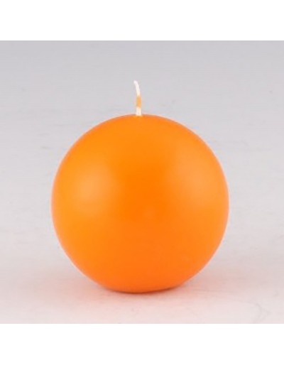 Orange ball candles 70 mm