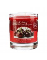 Colony candela in vetro small red cherries