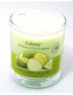 Colony candle in small cucumber and lime