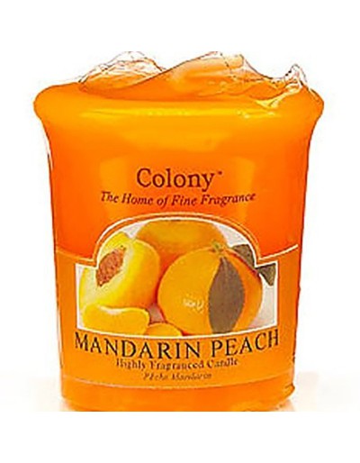 Colony Mandarin Candle and Peach