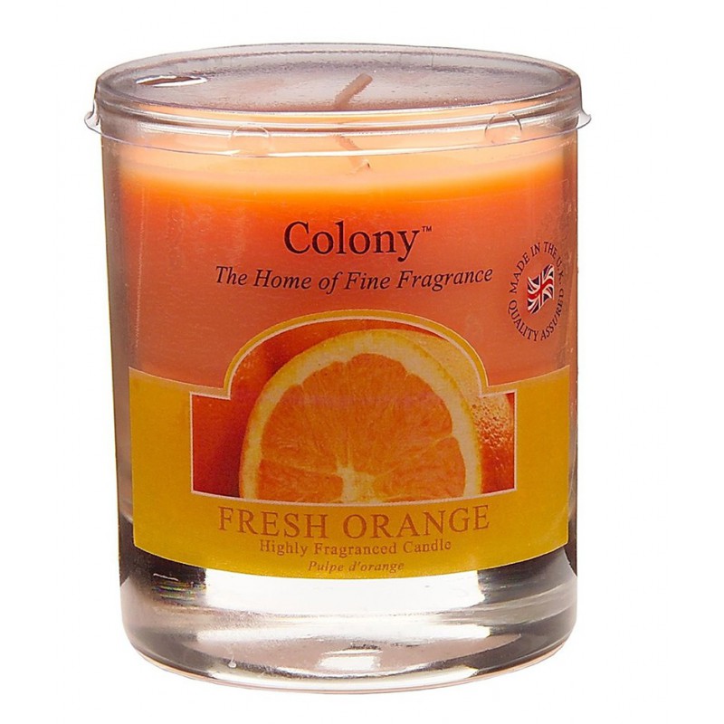 Colony candela small fresh orange