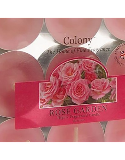 Colony box 9 tealight rose garden