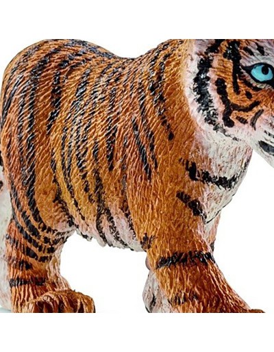 Tiger Cub Figure. Hand Painted