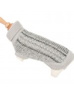 Suéter con tachuelas para perros Twist 35 cm gris