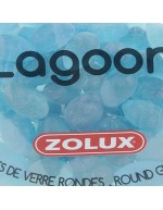 Lagoon glass beads 442g