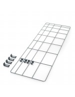 CITY wall grille 110x36cm anthracyte