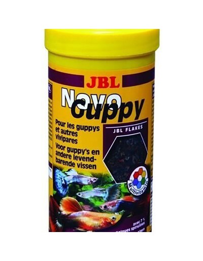 JBL Novo GUPPY nourriture spécifique pour Poecilidi