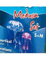 Set of two silicone jellyfish as an aquarium decoration