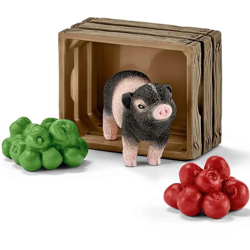 PIG WITH APPLES