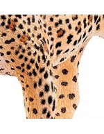 Zwierzęta Leopard to piękna, ręcznie malowana figurka