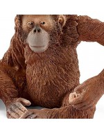 Personaje de dibujos animados de Schleich femenino orangután