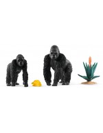 GORILLAS IN SEARCH OF FOOD