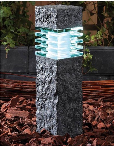 Light post Phobos polyresin and glass