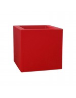 VASE KUBE GLOSS 50 cm CON RUOTE RED ORIE