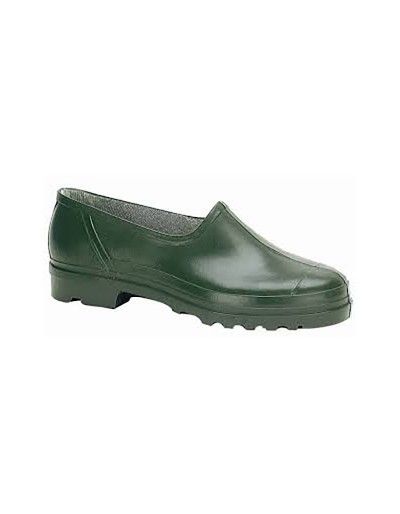 Zapatos de pvc verde jardín