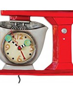 Horloge allen conçoit mélangeur rouge