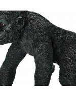 Figuras de brinquedos do bebê gorila
