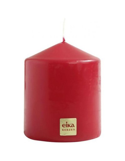 PILLAR cylindrical candle 90 80 RED
