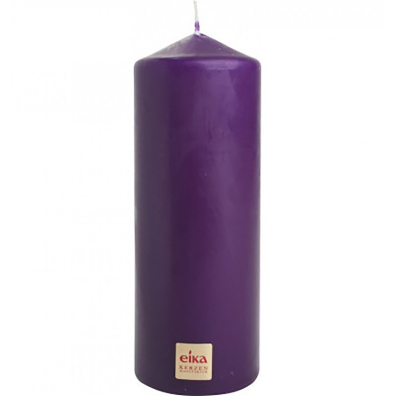 PILLAR zylindrische Kerze 160/60 60h lila