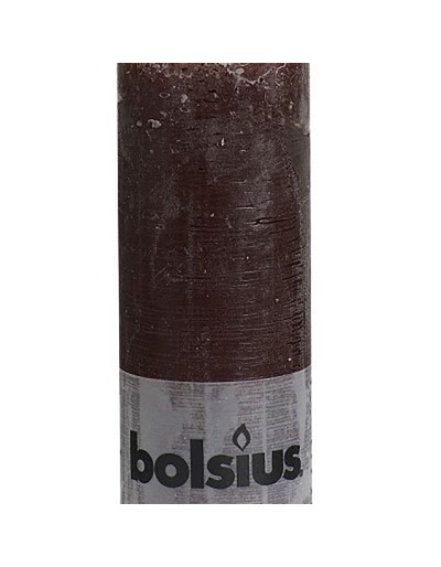 Bolsius pillar candle rustic Brown