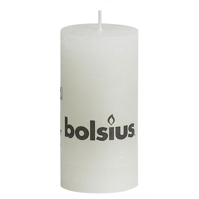 PILLAR cylindrical candle 100 50 RUSTIC WHI