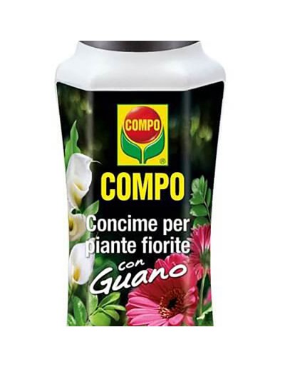 Dünger für Blumenpflanzen mit Compo liquid guano